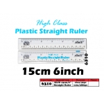 6310 Kijo 15cm Plastic Straight Ruler 6310 Kijo 15cm Plastic Straight Ruler
