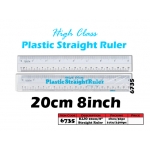 6735 Kijo 20cm Plastic Straight Ruler 6735 Kijo 20cm Plastic Straight Ruler